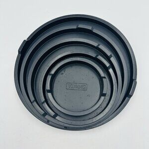 Viking Range Silicone Plastic Burner Covers Black Set of 5